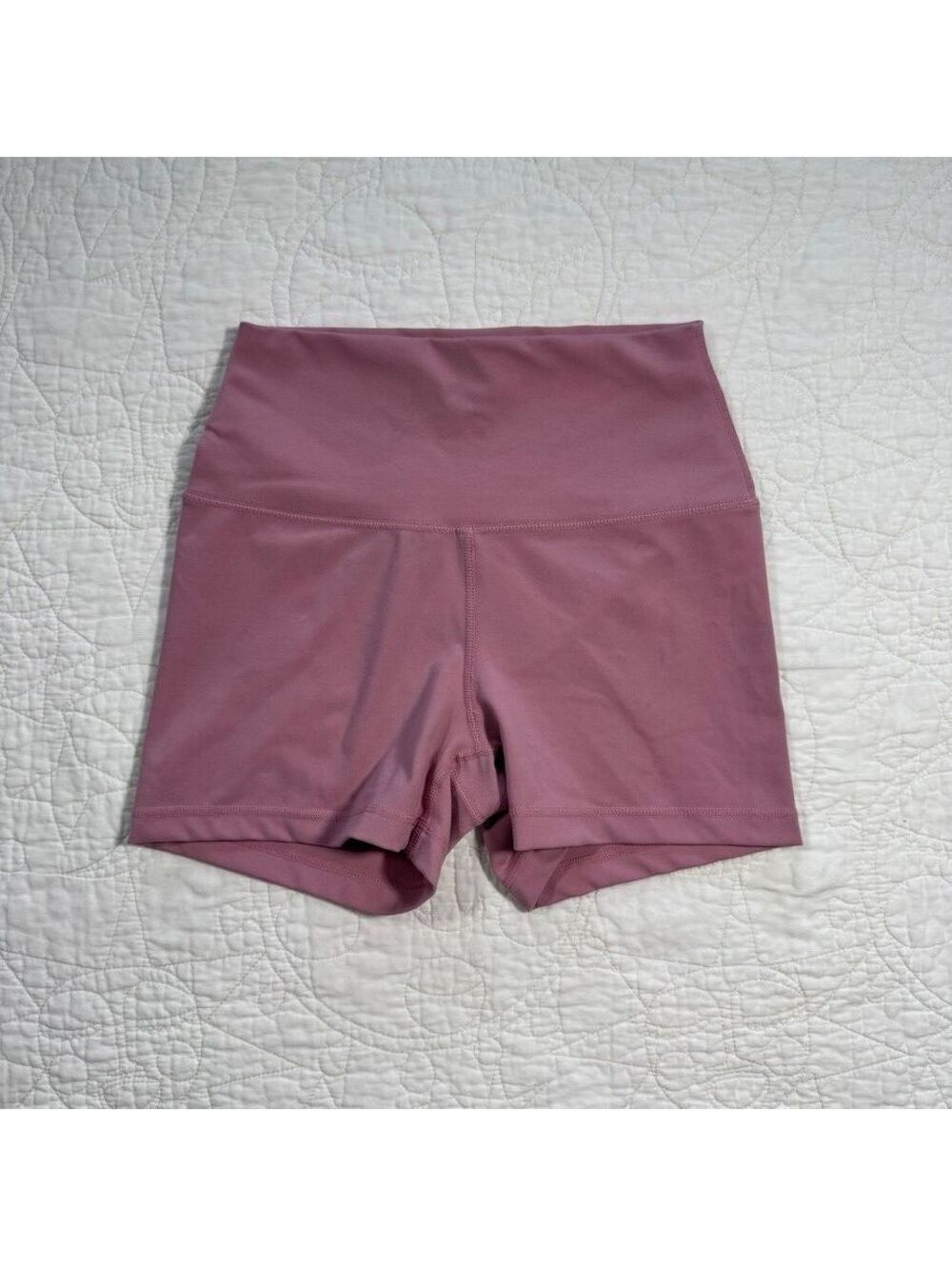 Yogalicious Light Pink Yoga Biker Shorts Size Small